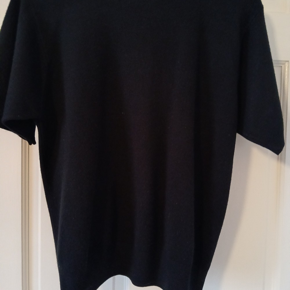 Sag Harbor Black Knit Top